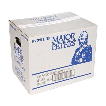 Major Peters Major Peters' Triple Sec Cocktail Mix 33.8 oz., PK12 FGBVMJP17